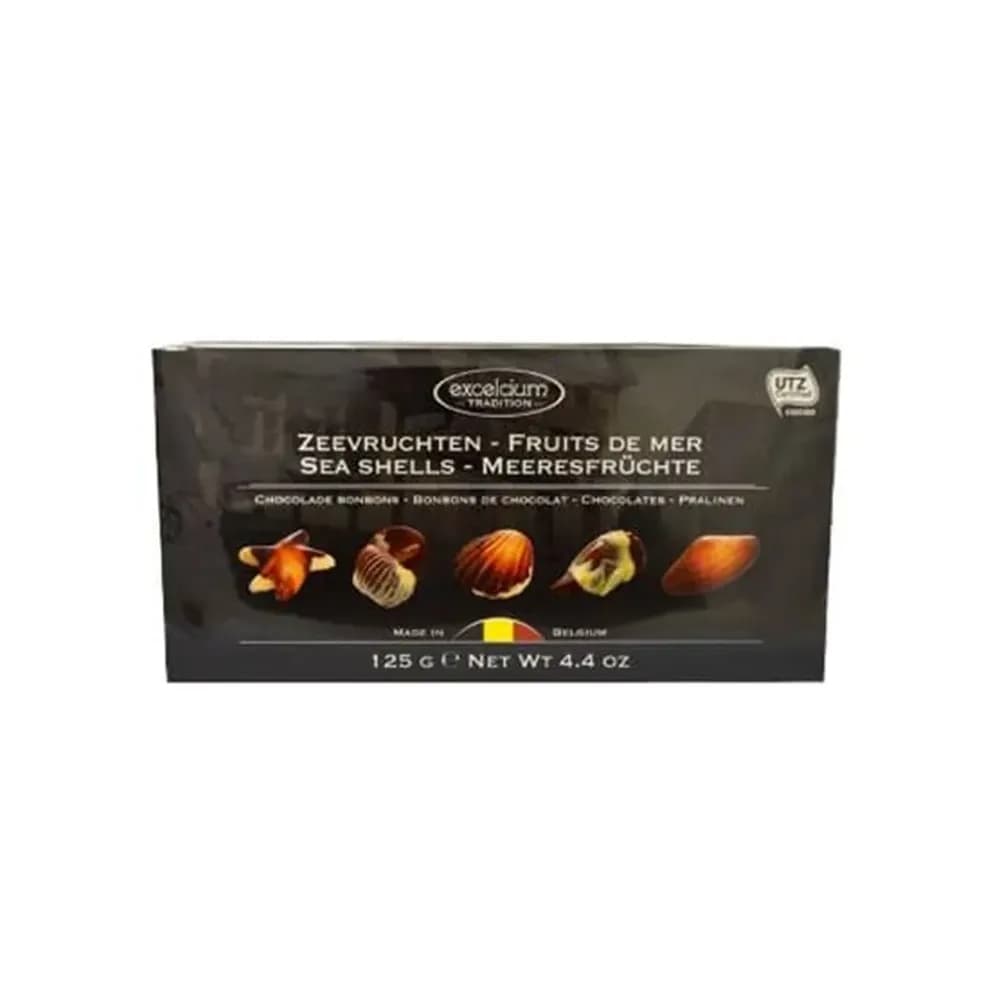 Bombom excelcium sea shells embalagem 125g