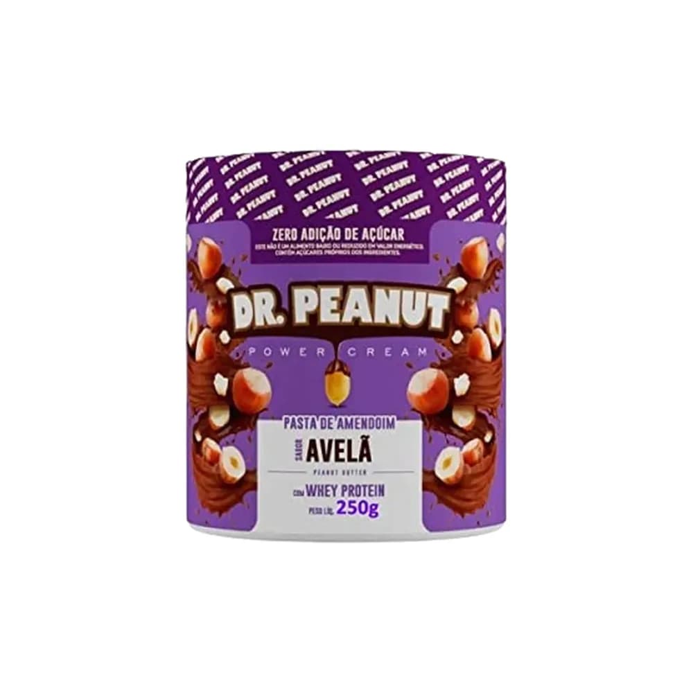 Pasta de amendoim avelã 250g dr. peanut