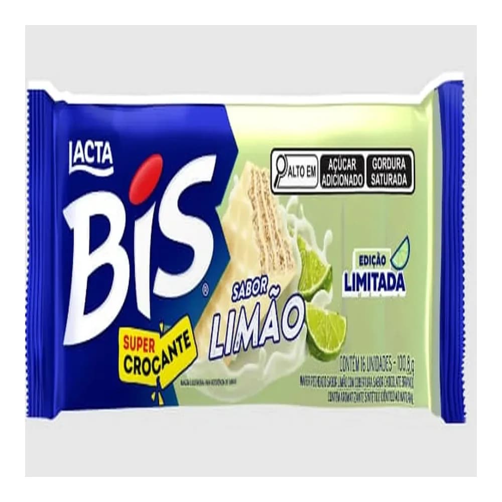 Chocolate bis 100,8g limao