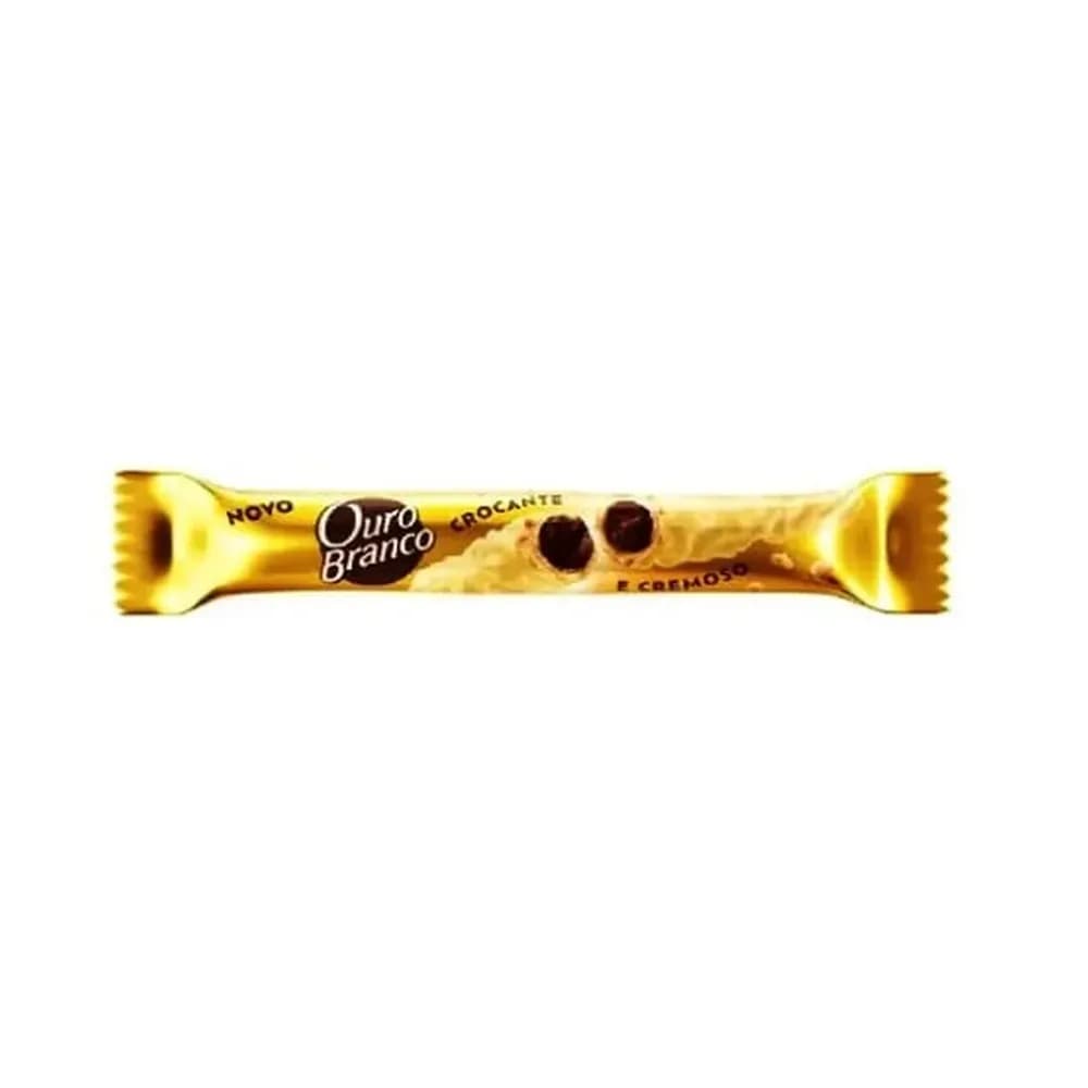 Wafer recheado ouro branco mondelez 25g