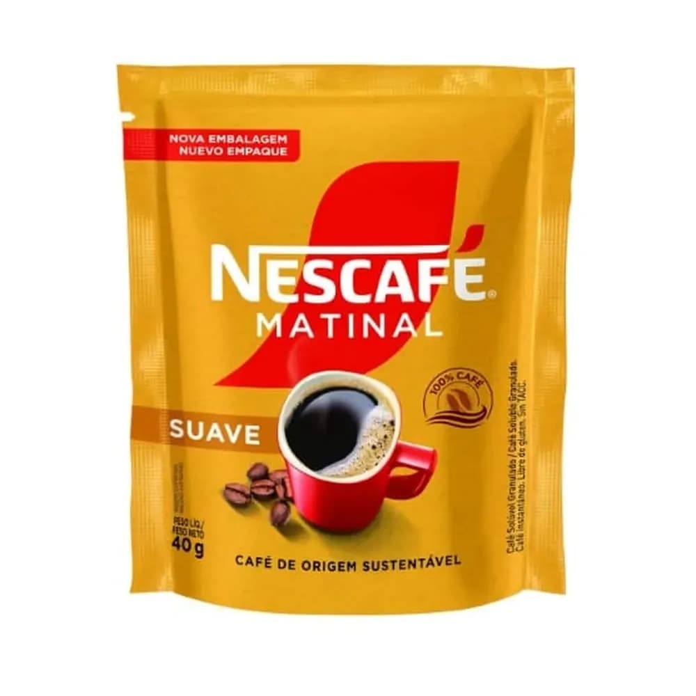 Cafe soluvel matinal suave nescafe 40g