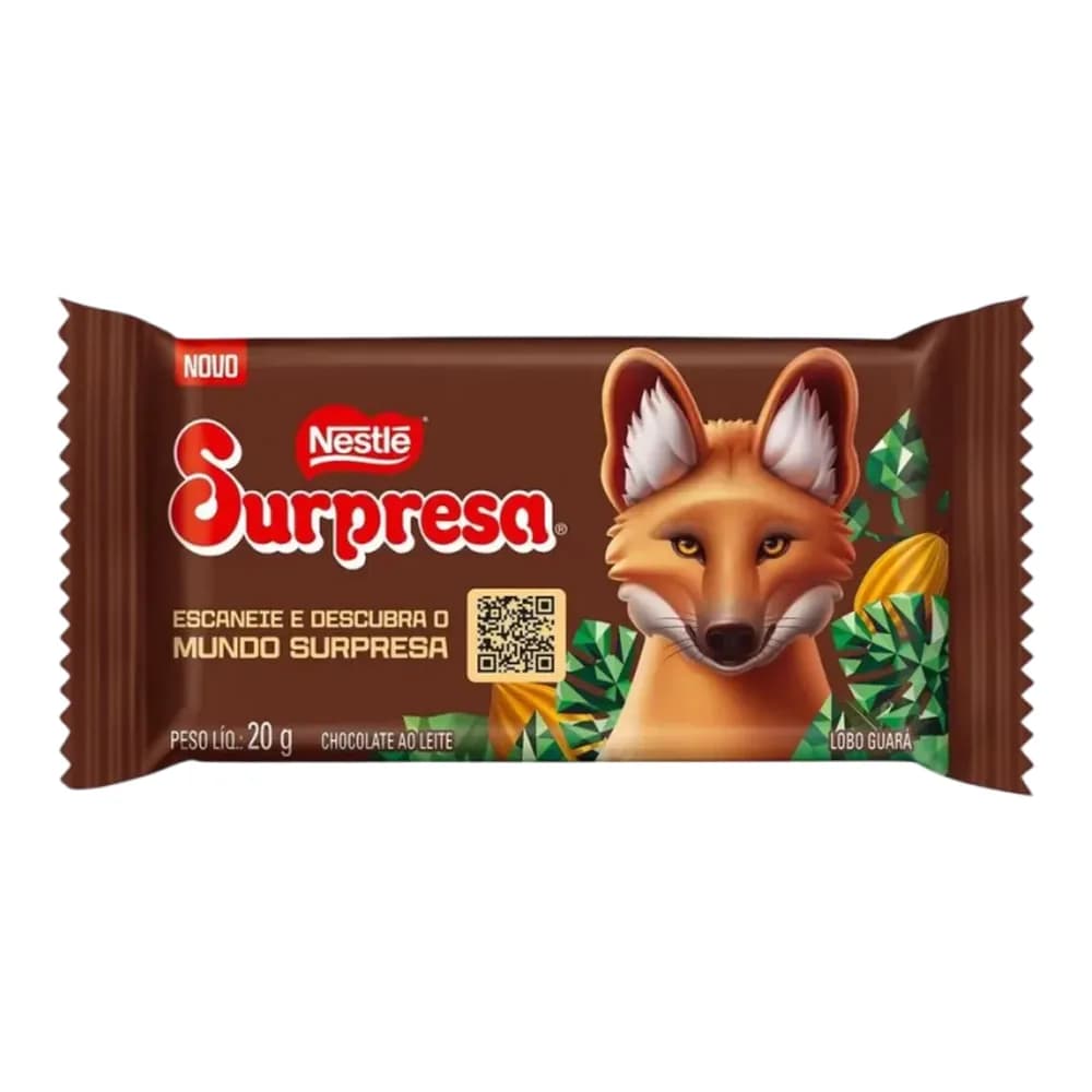 Chocolate ao leite nestle surpresa 20g