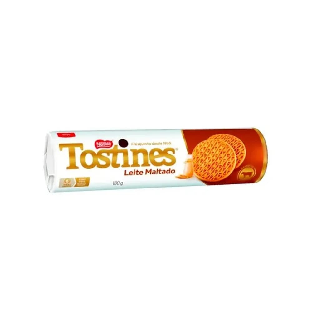 Biscoito tostines especiarias leite maltado nestle 160g