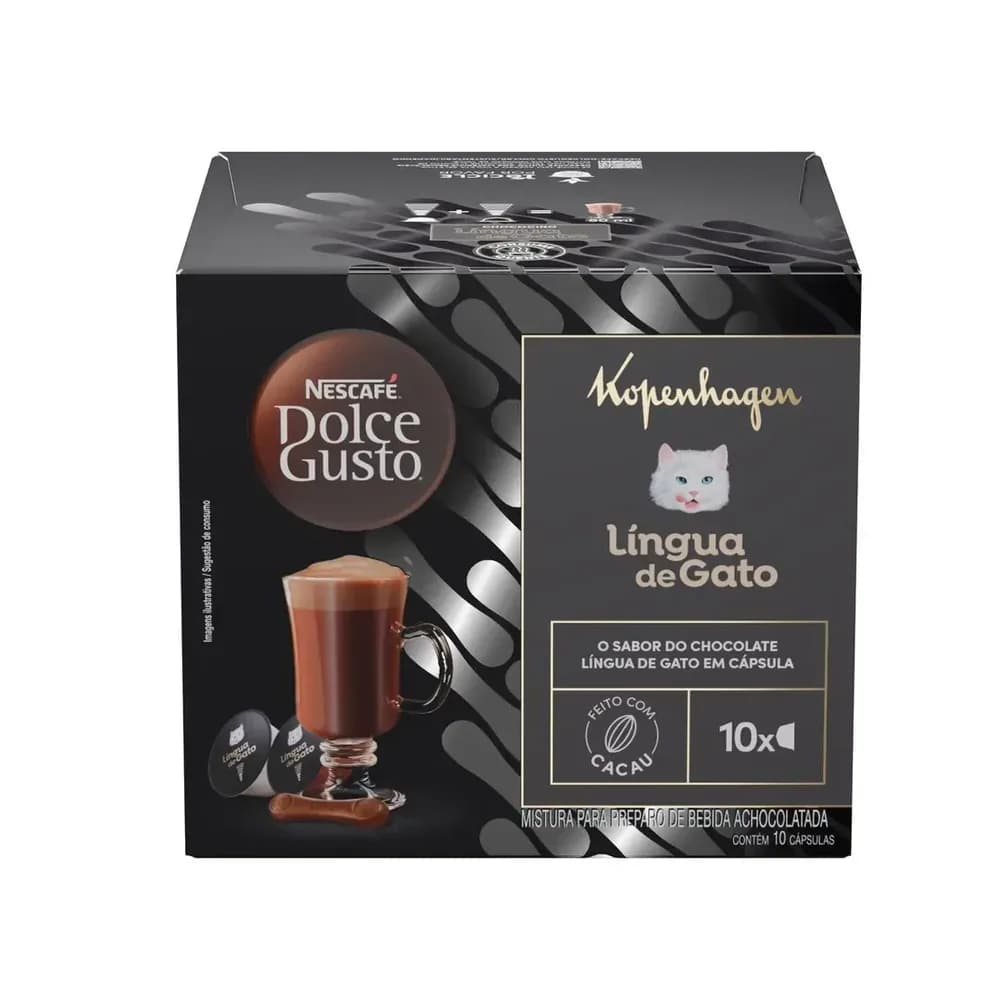Cappucino nescafé dolce gusto lingua de gato kopennhagen 162,5g