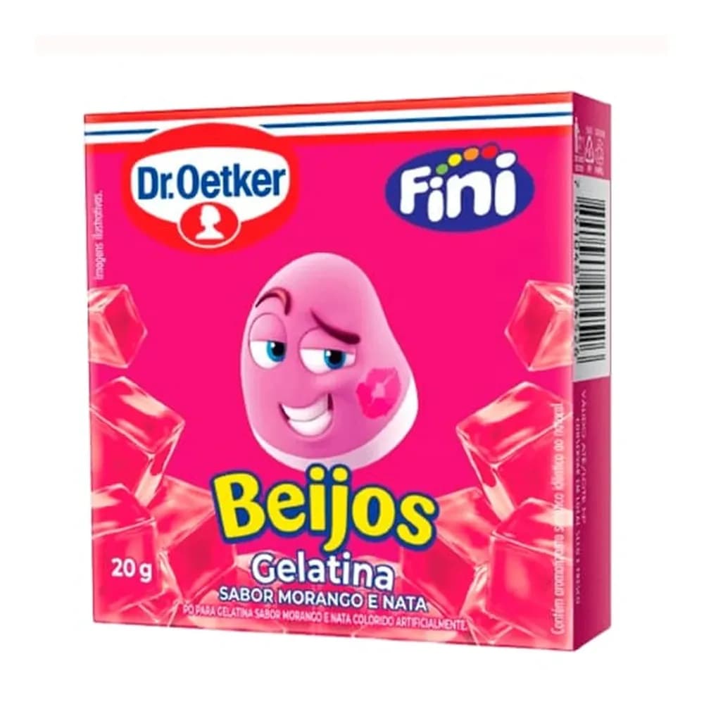 Gelatina beijos 48x20g