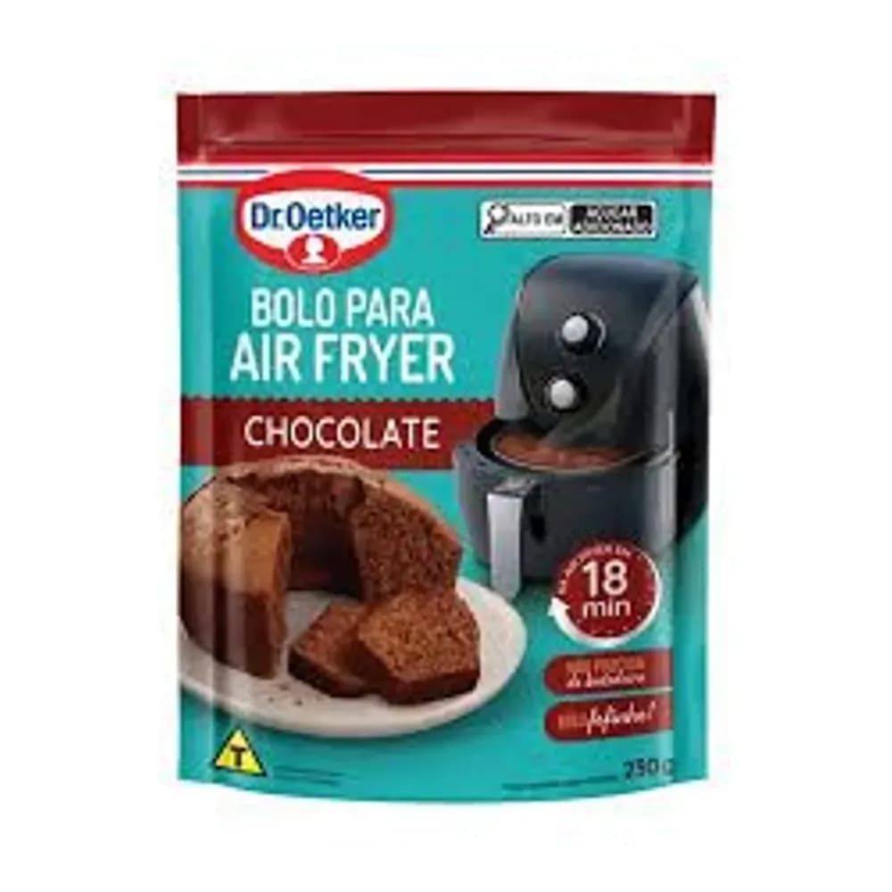 Bolo p/air fryer 230g chocolate oetker