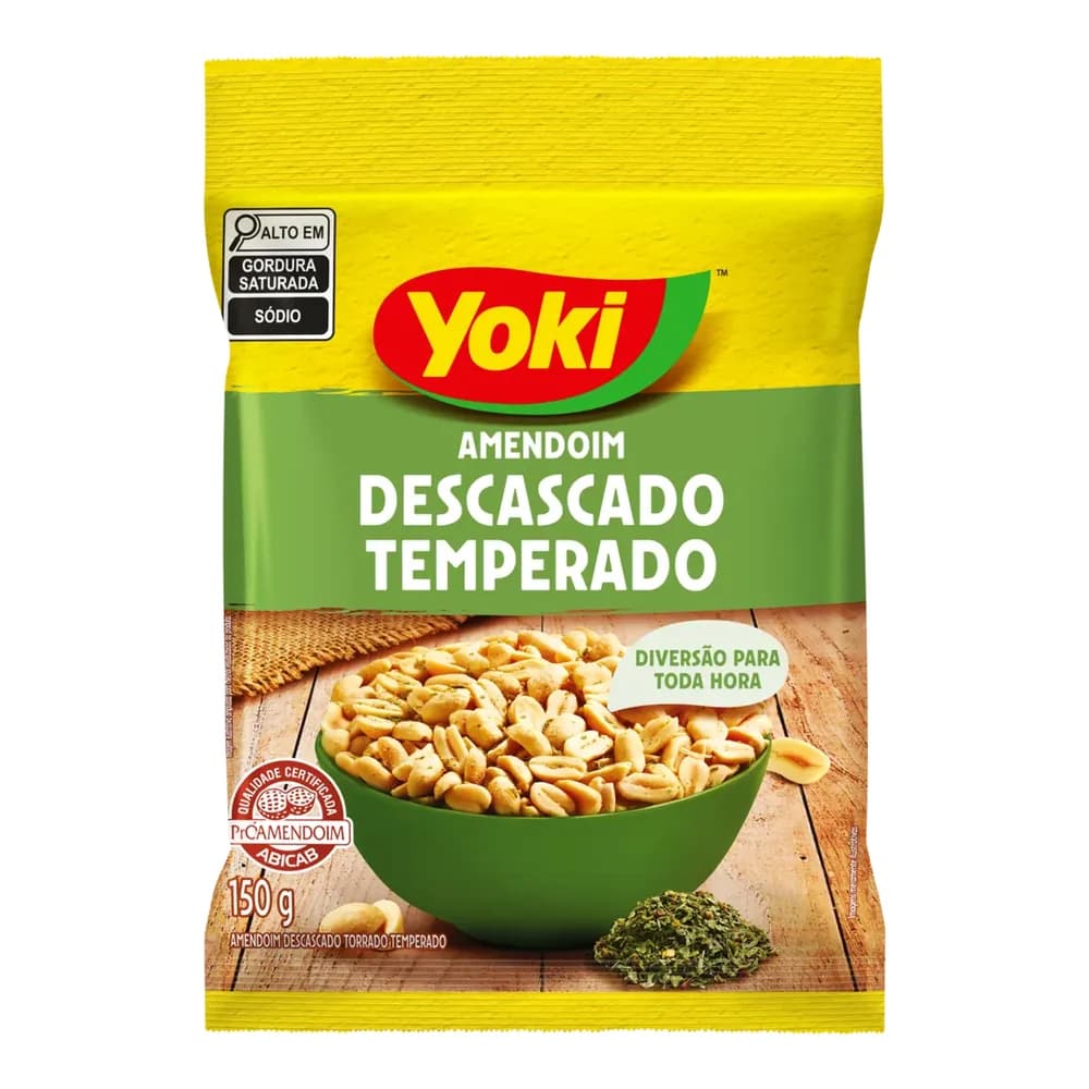 Amendoim temperado yoki pacote 110g