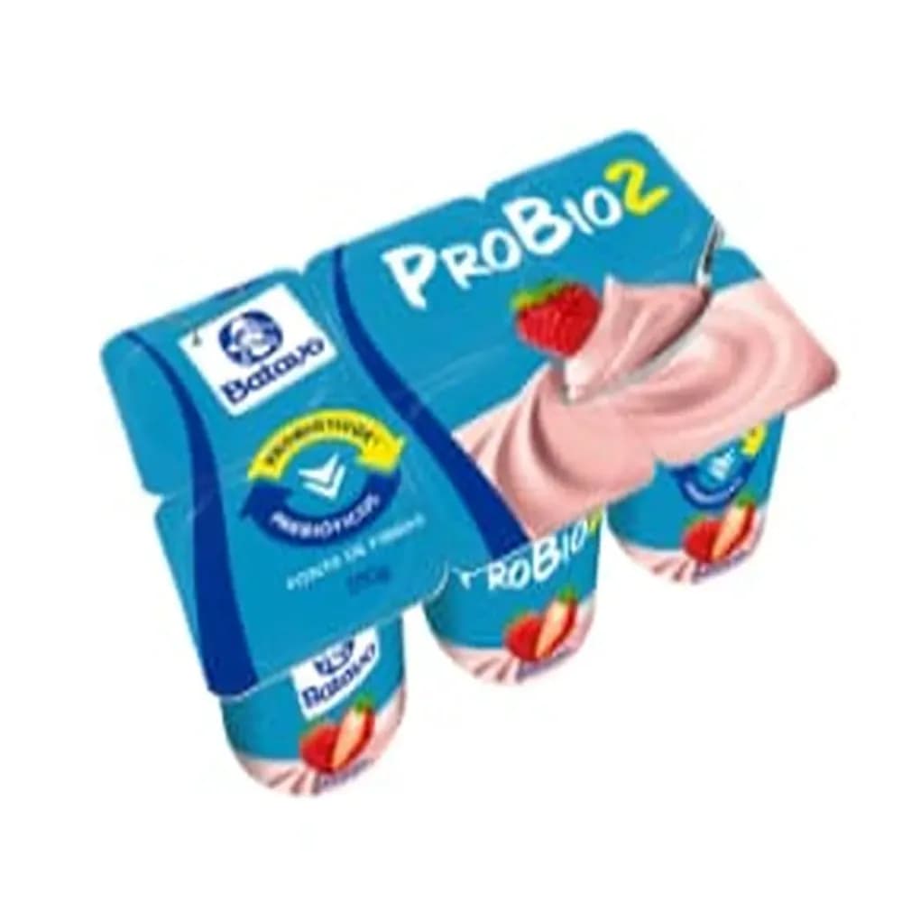 Iogurte integral pro bio 2 morango 510g batavo 6un