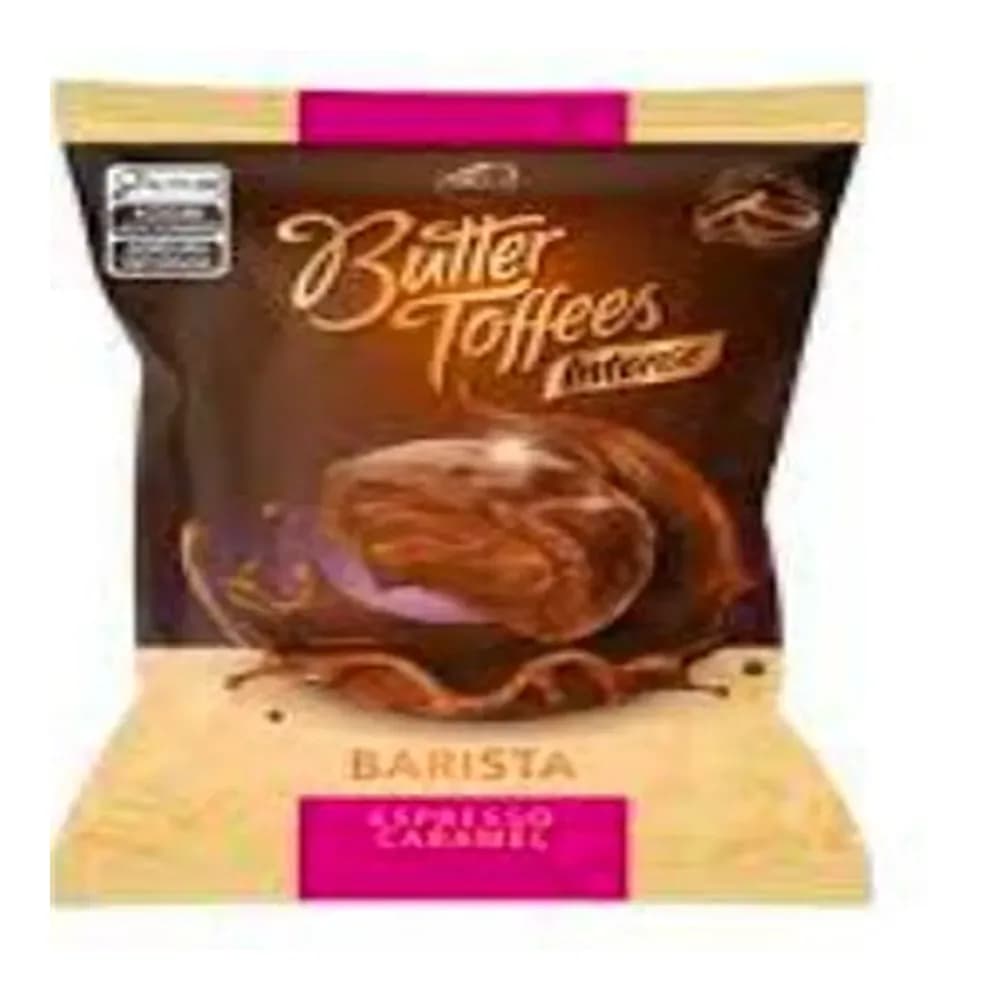 Bala butter toffees sabor cafe arcor 90g