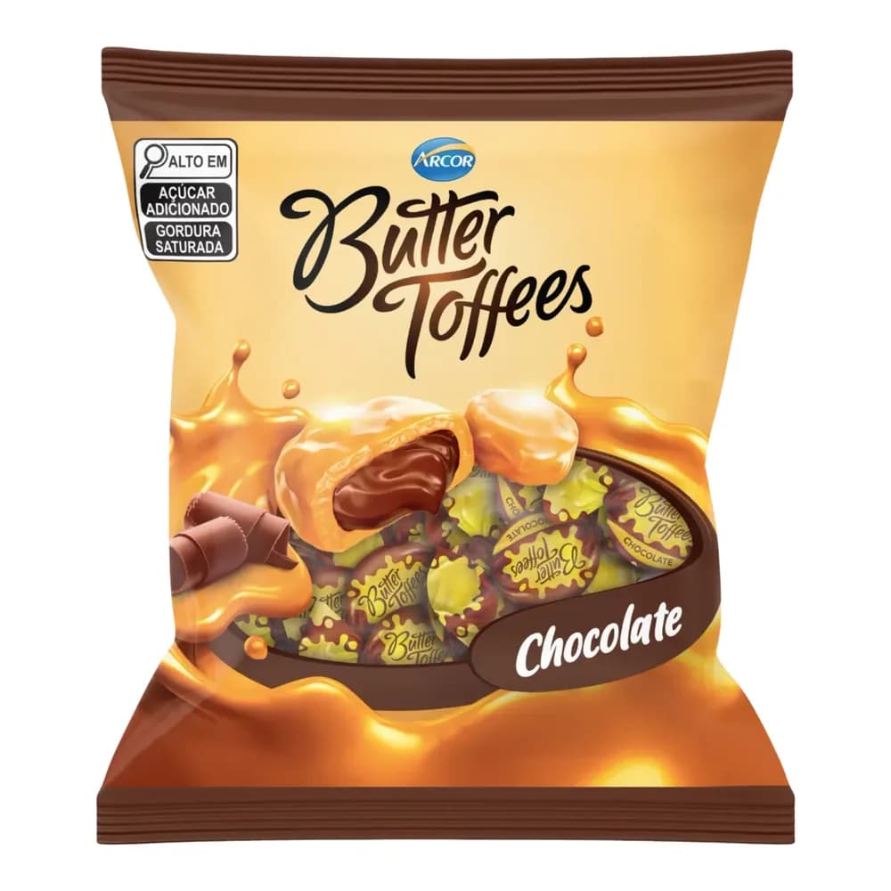 Bala arcor butter toffee chocolate 90g