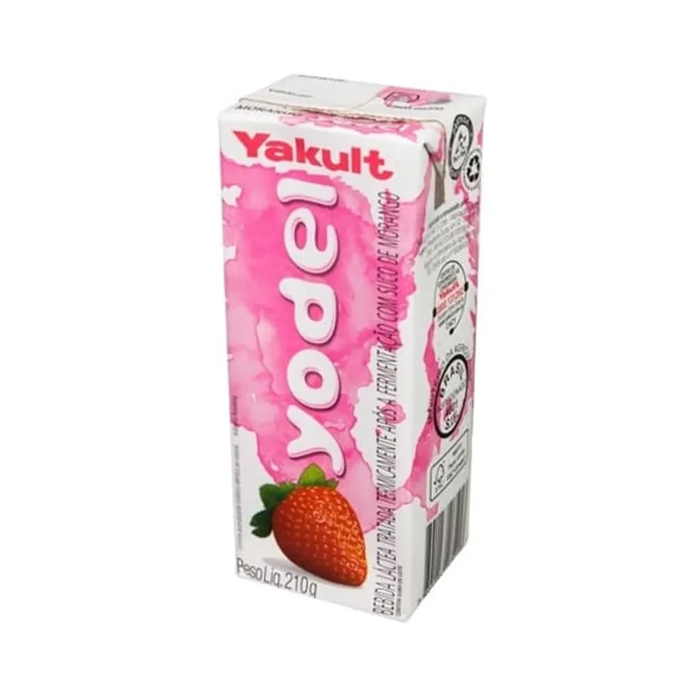 Bebida lactea fermentada yodel morango yakult 210g