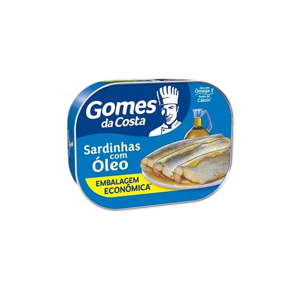 Sardinhas com oleo gomes da costa 250g