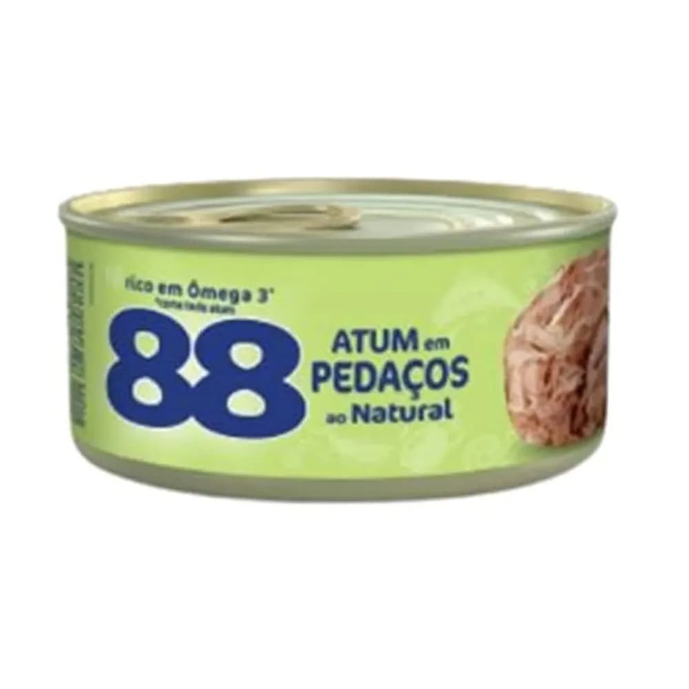 Atum em pedacos ao natural com caldo vegetal 88 140g
