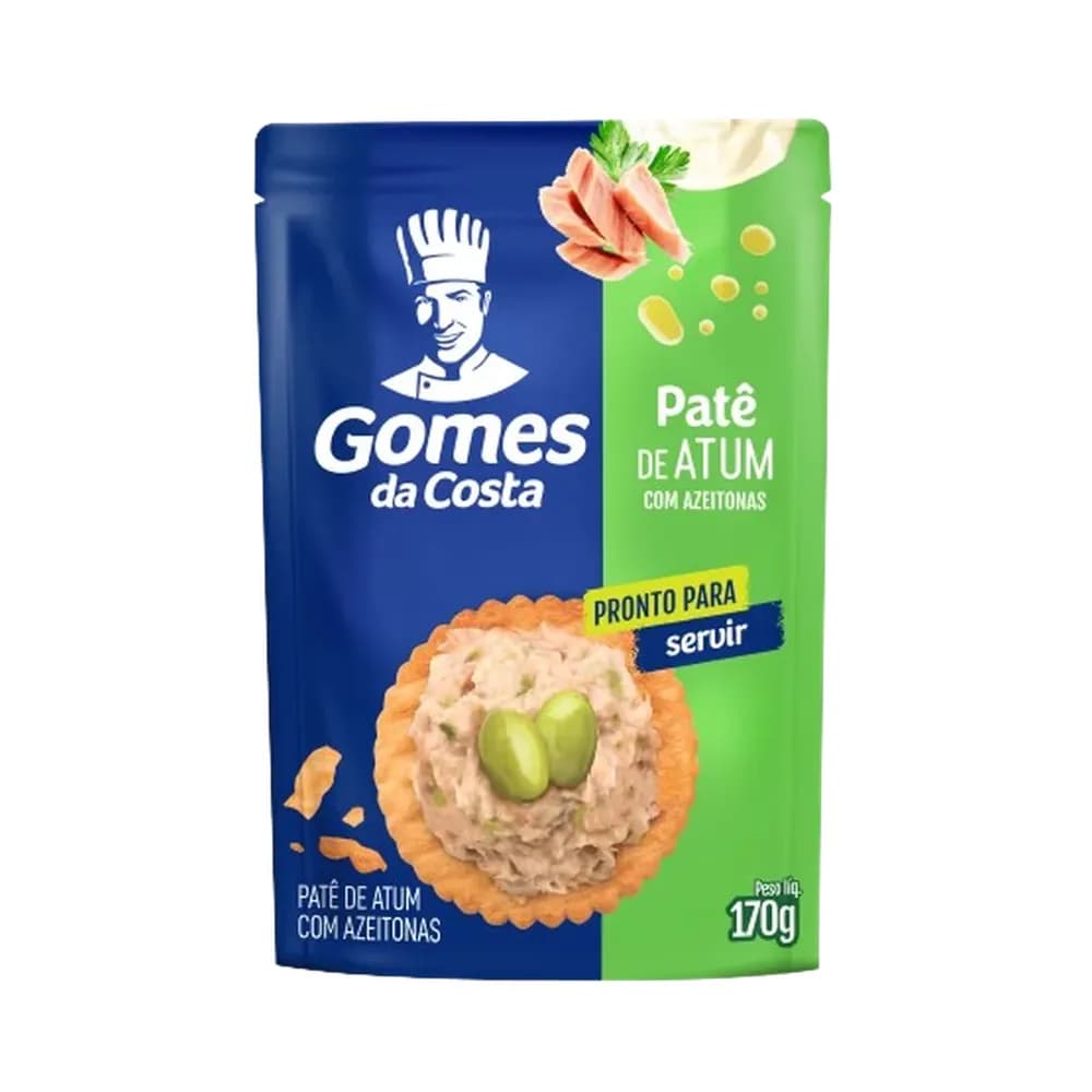 Sache de pate de atum com azeitonas gomes da costa 170g