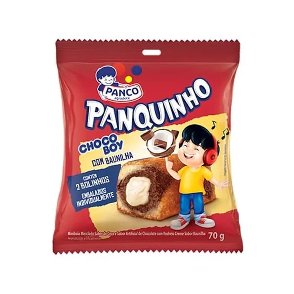 Bolinho panquinho chocoboy panco 70g