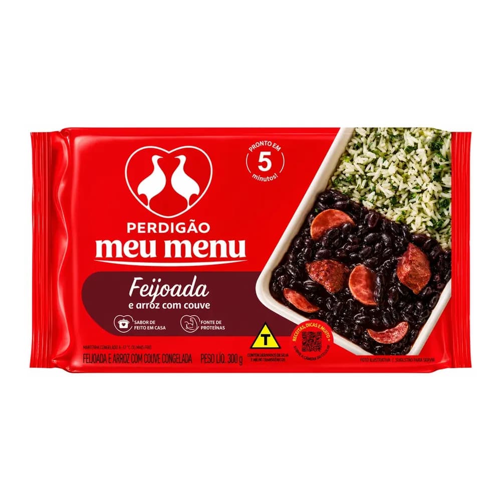 Arroz c/couve e feijoada perdigao 300g