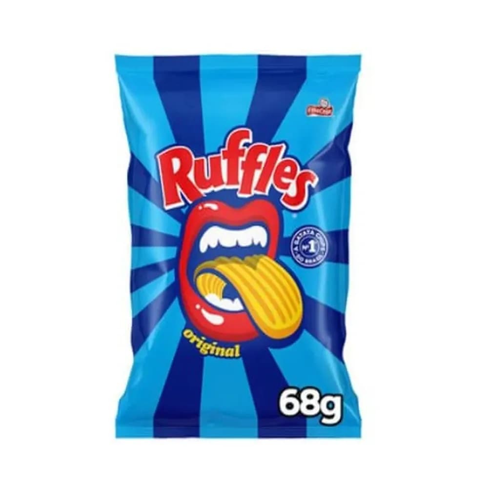 Batata chips sabor original ruffles 68g