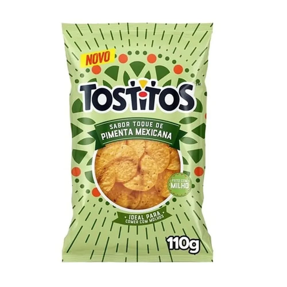 Salgadinho de milho toque de pimenta mexicana tostitos 110g