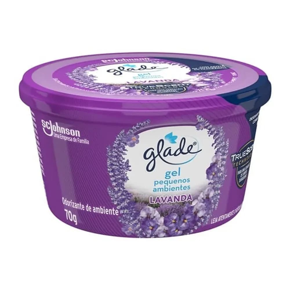 Desodorizador gel pequenos ambientes lavanda glade 70g