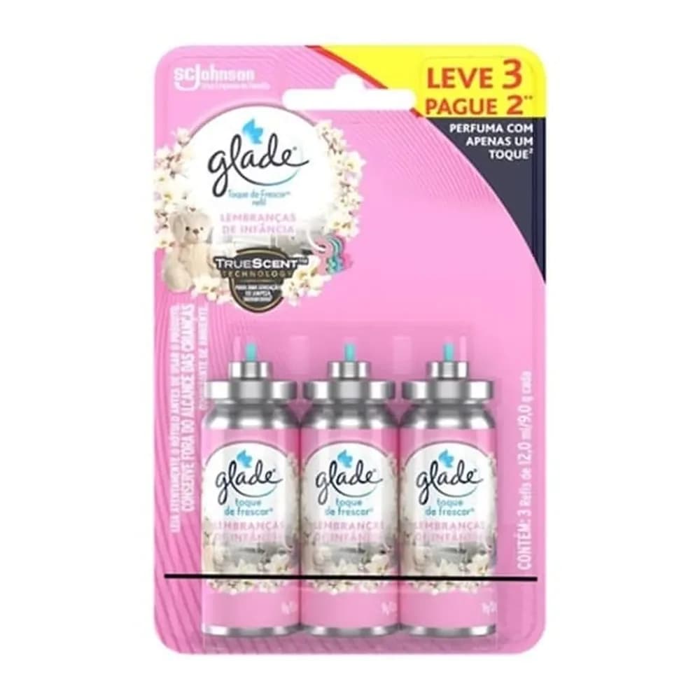 Purificador lembranca de infancia oferta refil glade leve 3 pague 2