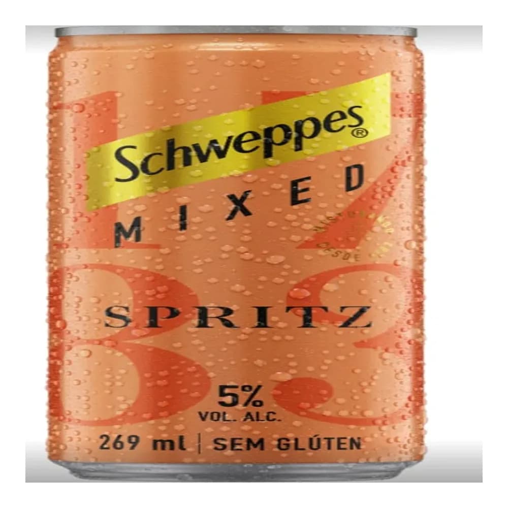 Bebida mista schweppes spritz lata 269ml