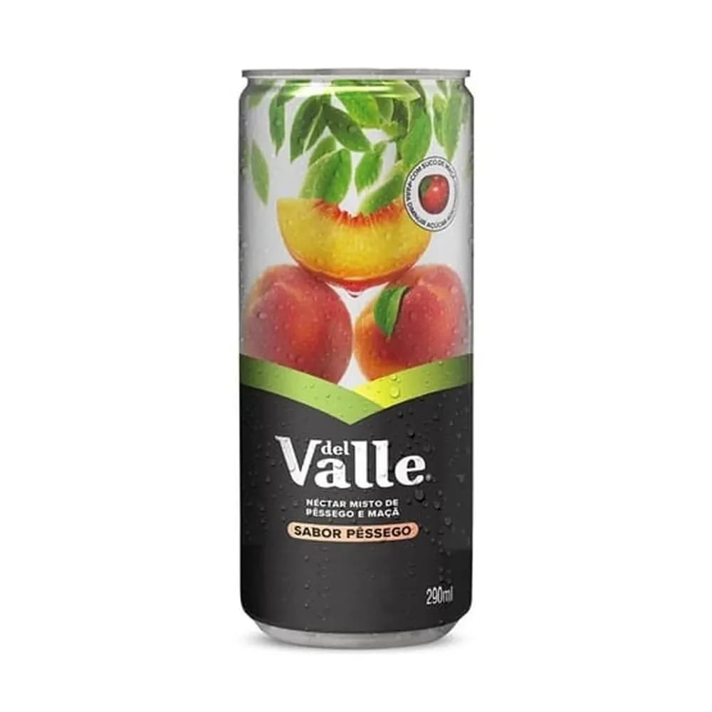 Suco nectar sabor pessego del valle 290ml