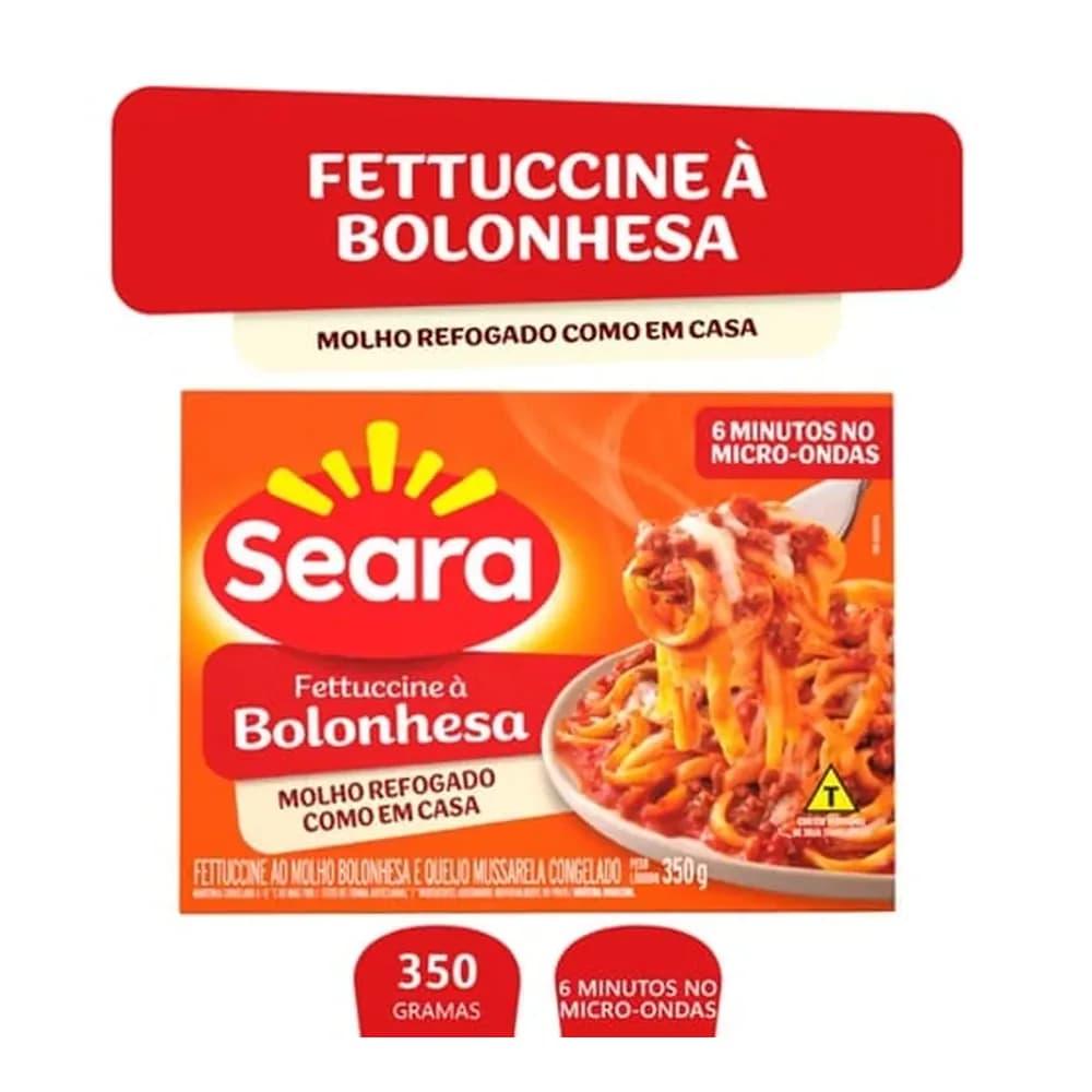 Fettuccine bolonhesa seara 350g