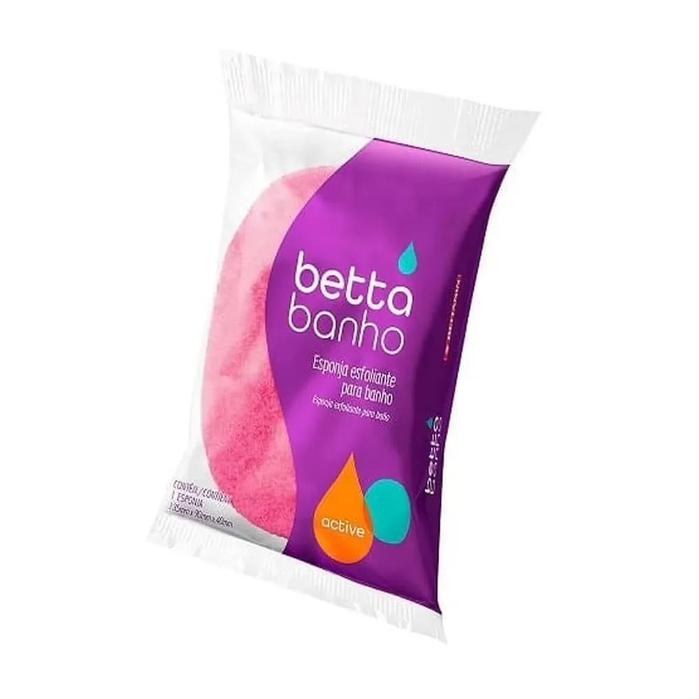 Esponja de banho betta banho slow 1un