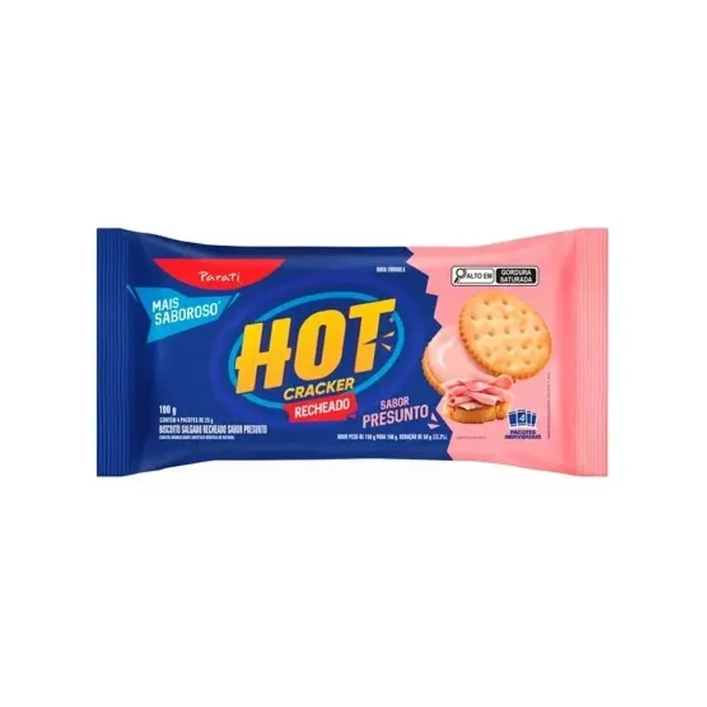 Biscoito parati hot cracker presunto 100g