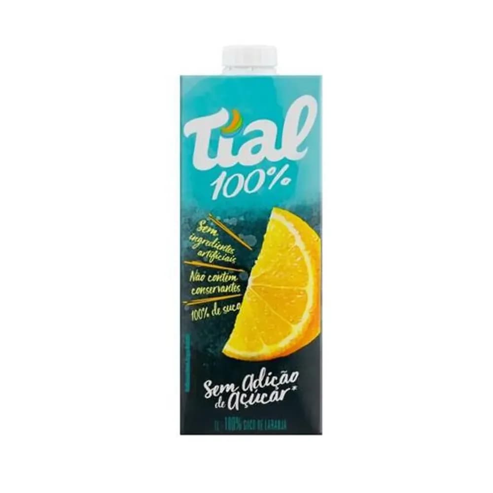 Suco de laranja tial 100% 1l