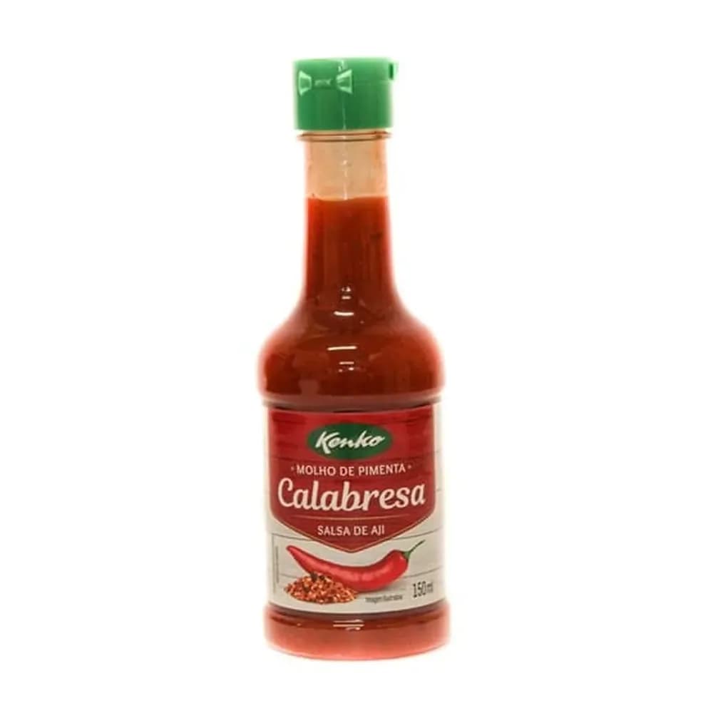 Molho de pimenta calabresa kenko embalagem 150ml