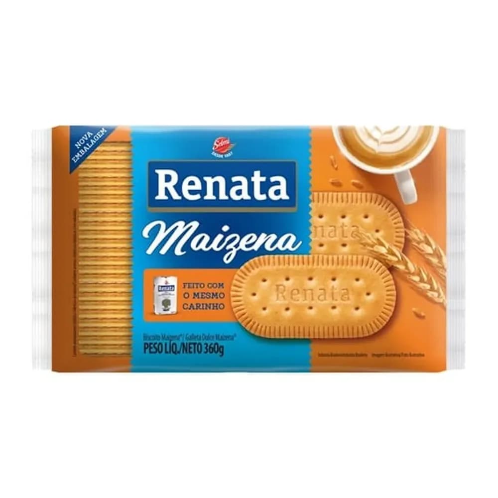 Biscoito maizena renata 360g