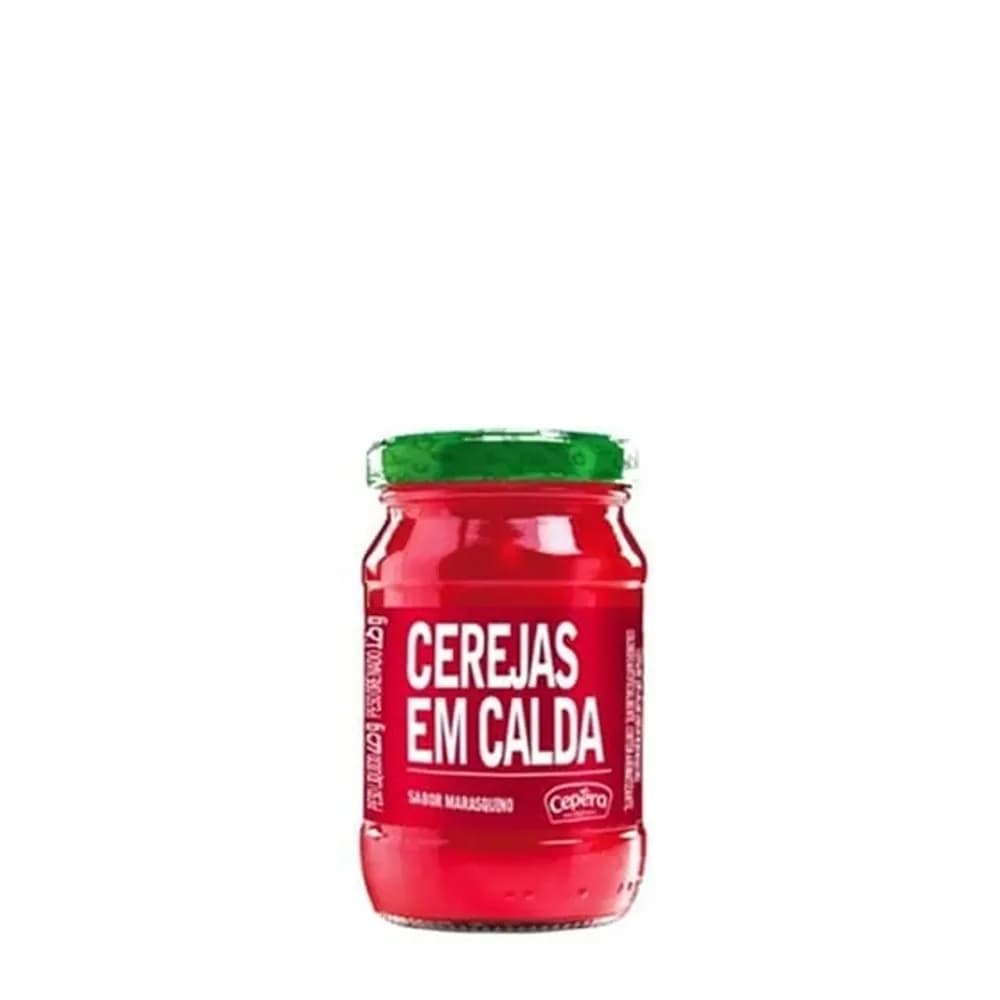 Cereja em calda sabores cepera vidro 125g
