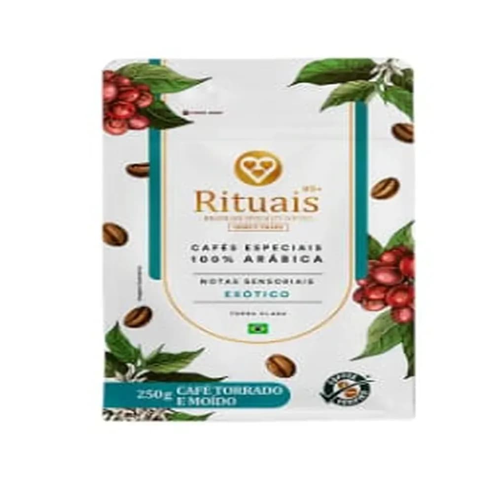 Cafe torrado e moido ritual exotic 3 coracoes 250g