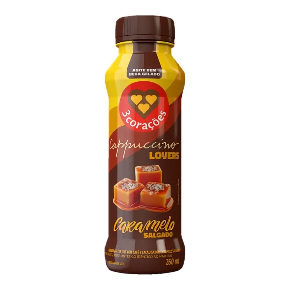 Cappuccino soluvel tres coracoes lovers caramelo salgado 20