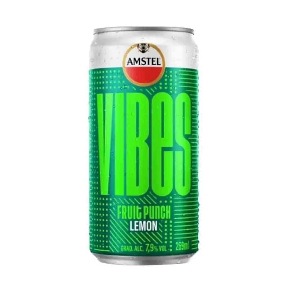 Amstel vibes limao lata 269ml