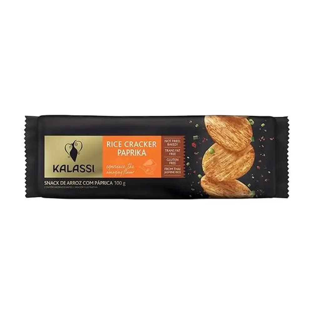 Biscoito de arroz com paprica kalassi 100g