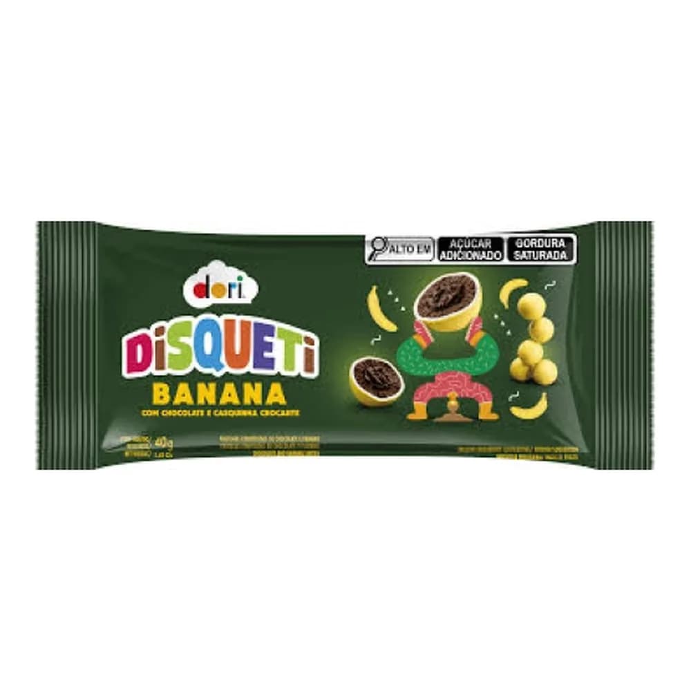 Disqueti dori chocolate com banana 40g