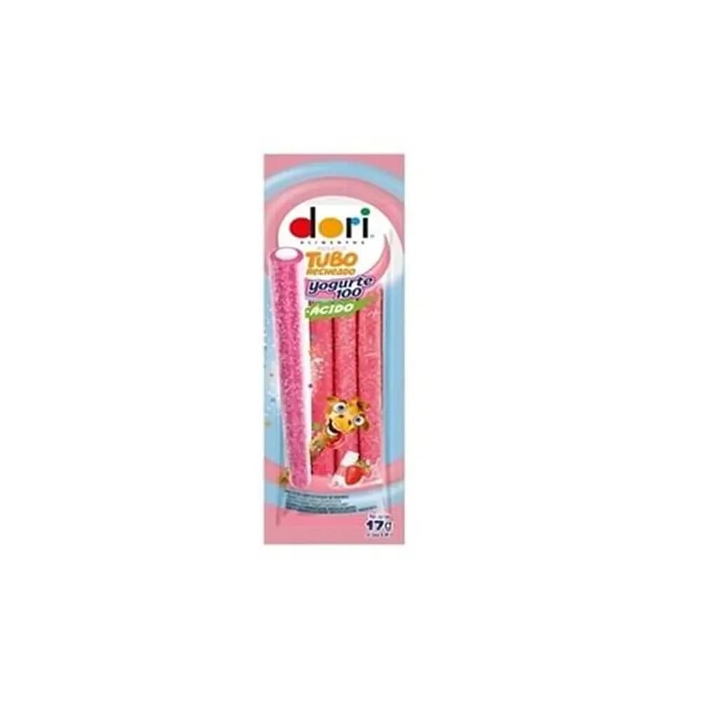 Tubo recheado yogurte dori 17g
