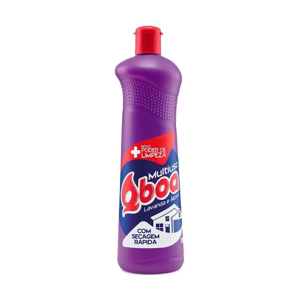 Limpador multiuso qboa lavanda com alcool 500ml