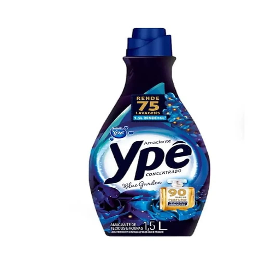 Amaciante de roupa concentrado blue ype frasco 1,5l