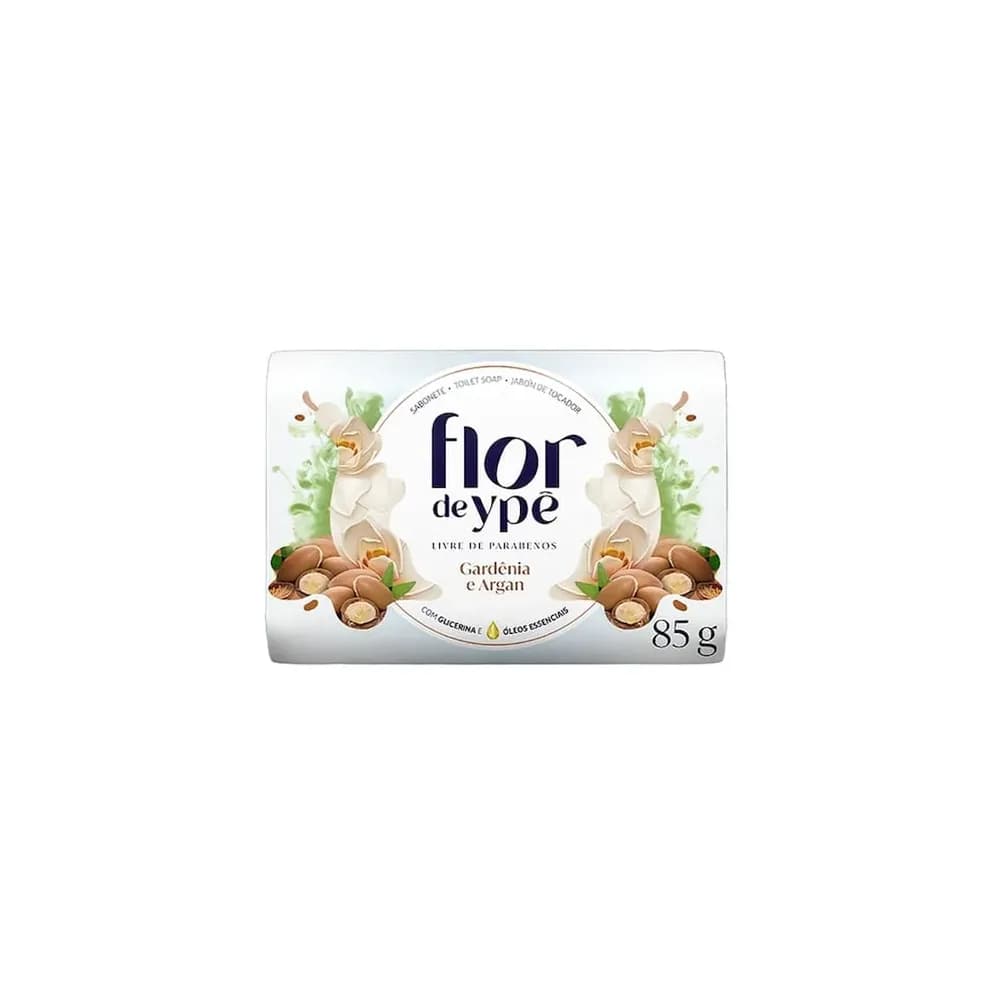 Sabonete delicado e suave gardenia e argan flor de ype 85g