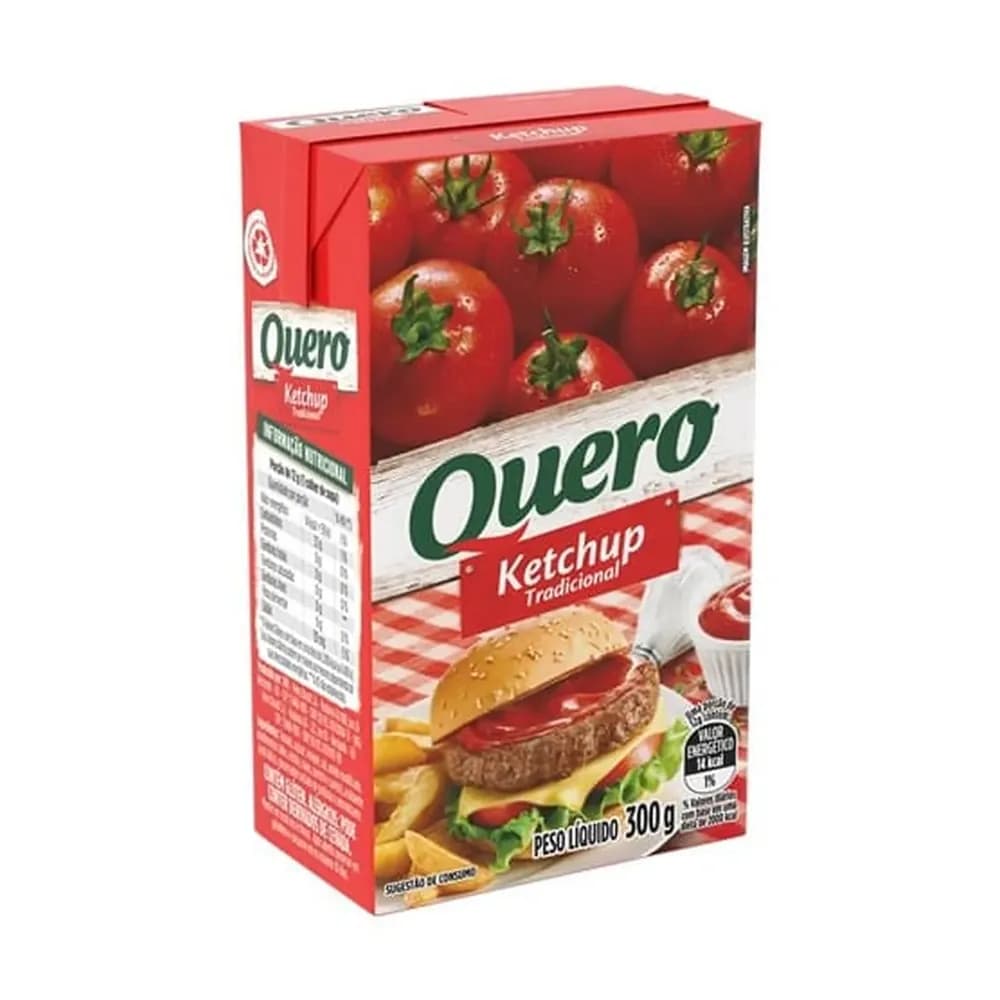 Ketchup tradicional quero 300g