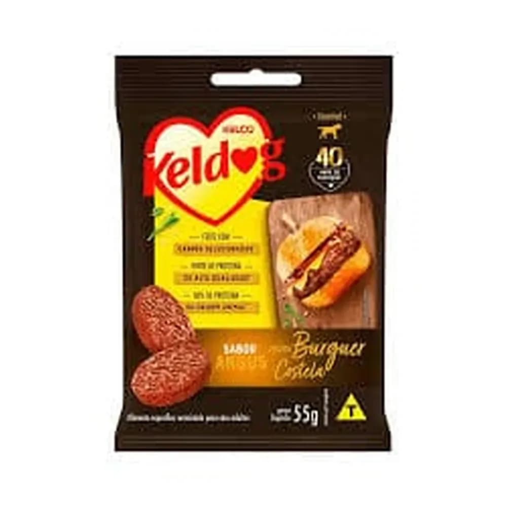 Bifinhos para caes hamburguer costela keldog 55g