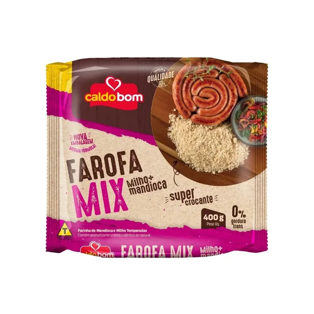 Farofa mix caldo bom 400g