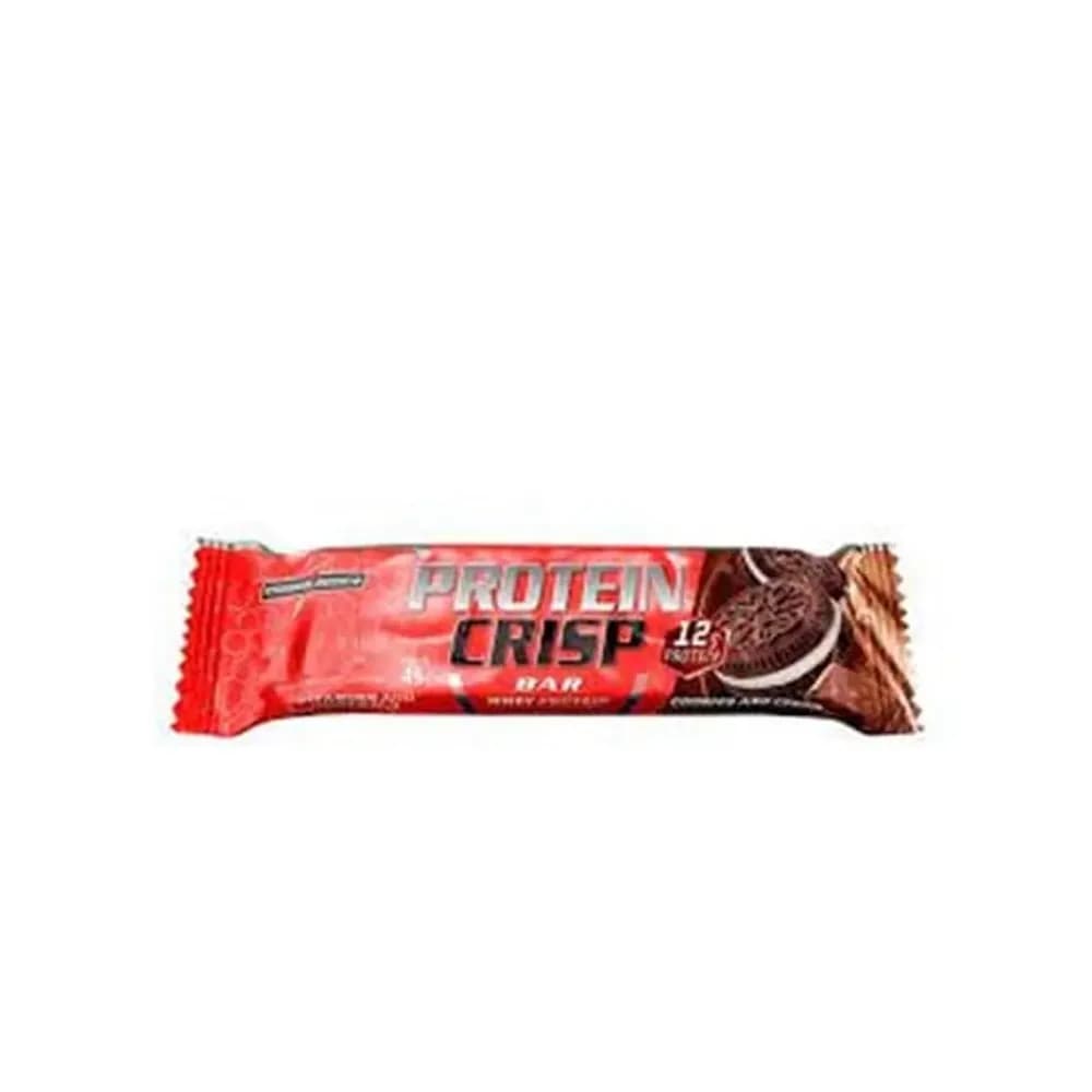 Barra de proteina crisp cookies and cream integralmedica 45g