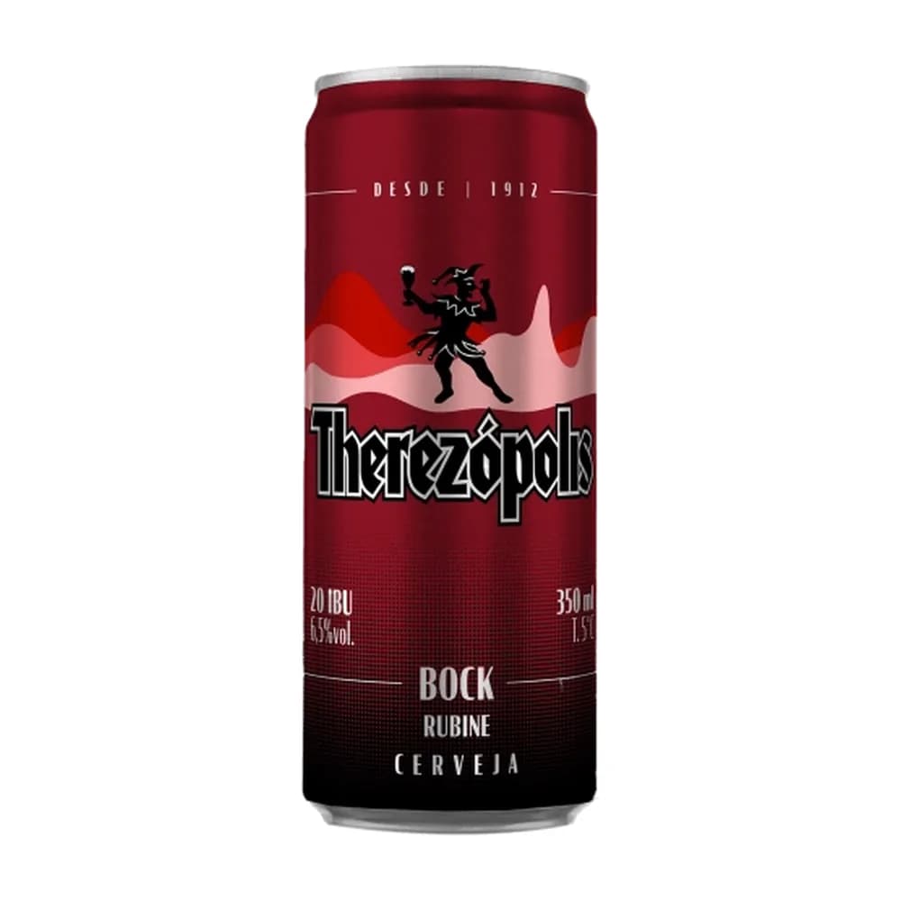 Cerveja rubine therezópolis lata 350ml