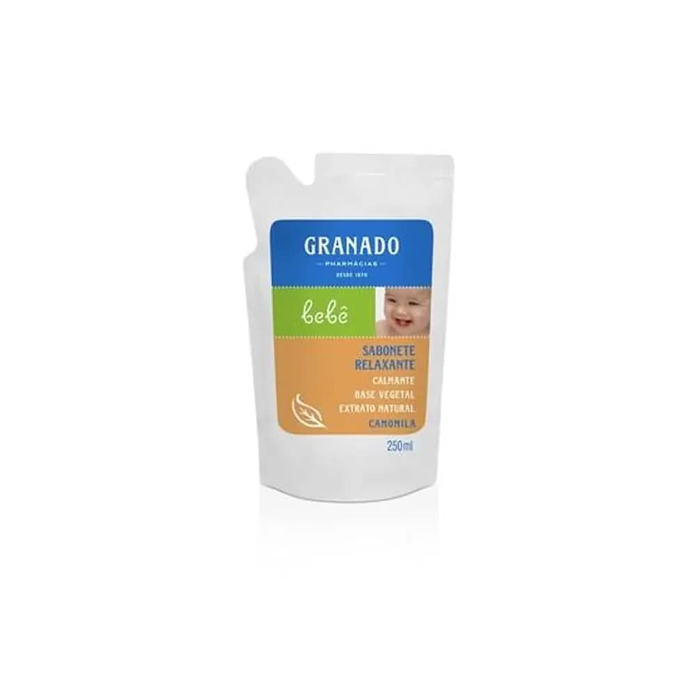 Sabonete liquido bebe camomila granado 250 ml