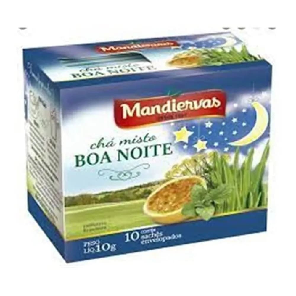 Cha boa noite mandiervas 10un com 10g
