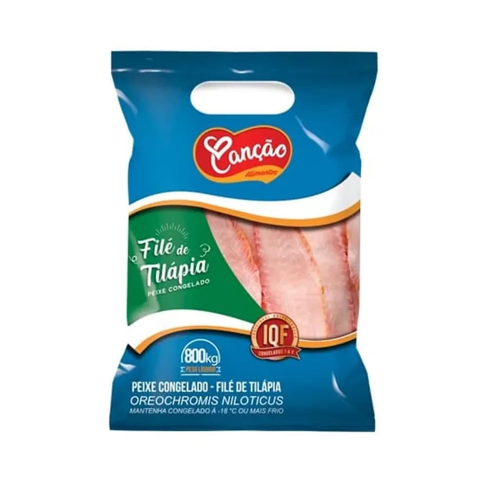 File de tilapia congelado cancao 400g